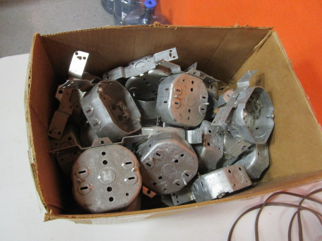 lot 54 image: Misc Tools & Elec. Boxes