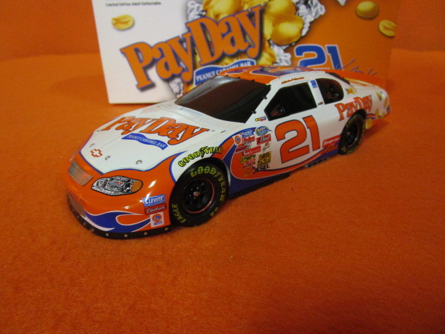 lot 63 image: Kevin Harvick Pay Day Candy Bar Action Collectibles Die cast