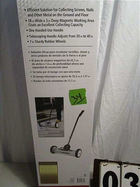 lot 34 image: Husky Magnetic Sweeper