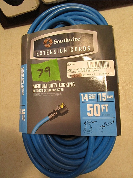 lot 79 image: Southwire Extension Cord - 50 ft