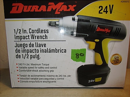 lot 80 image: DuraMax 12 cordless Impact Wrench