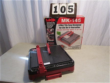 lot 105 image: MK Wet Tile Saw