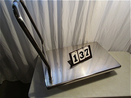 lot 137 image: Stainless Steel Folding Platform Truck