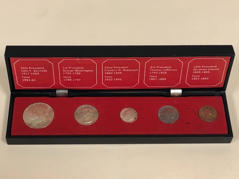 1964 Proof Coin Set With Display