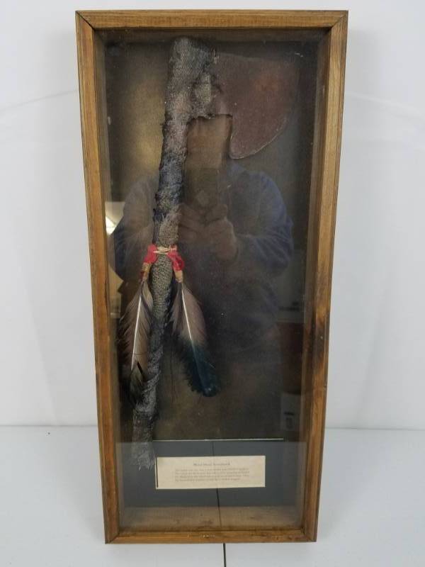 lot 15 image: Native American Metal Head Tomahawk