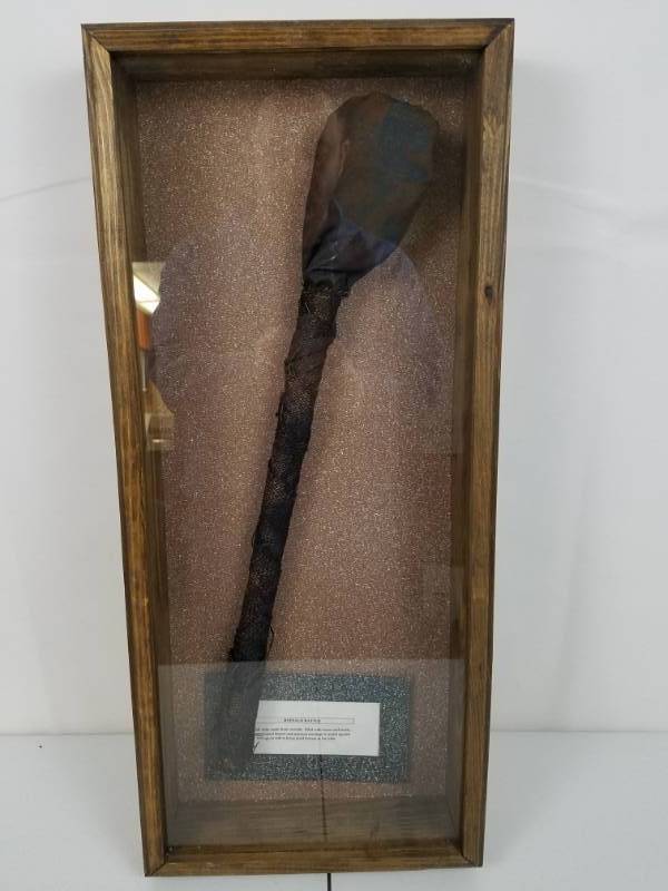 lot 16 image: Native American Buffalo Rattle