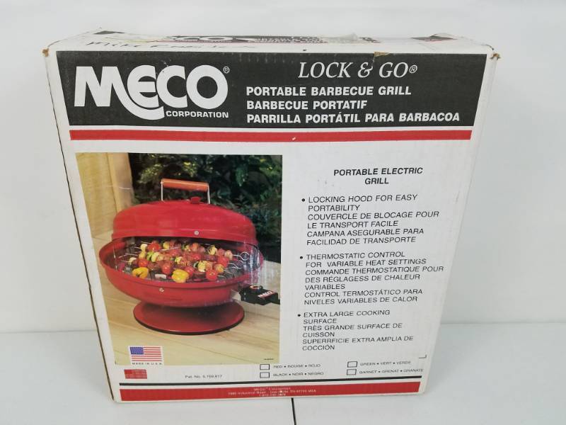lot 20 image: MECO Lock & Go Portable Electric Grill