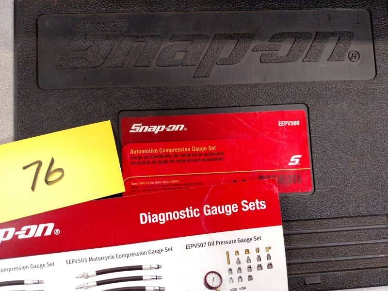 lot 76 image: Snap-On Compression Gauge Set...