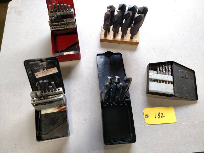 lot 132 image: Asstd Drill Bits...