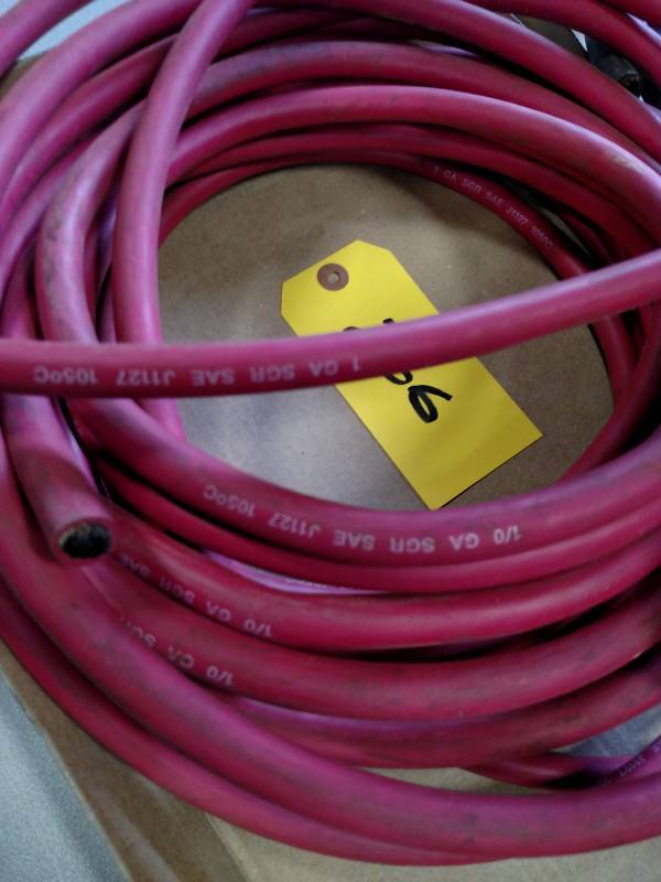lot 266 image: Asstd 1 ga. & 1O Copper Wire...