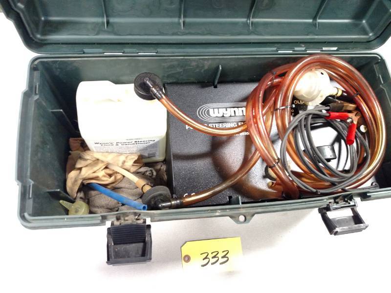 lot 333 image: Wynns Power Steering Flush Machine...