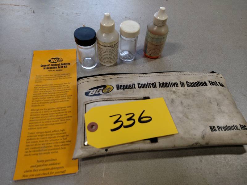 lot 336 image: BG Gasoline Test Kit...
