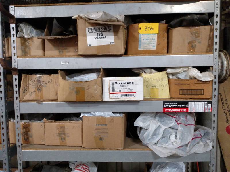 lot 396 image: Asstd Inner Tubes, Lawn & Garden, ...