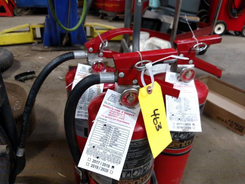 lot 463 image: (3) Sentry Fire Extinguishers...