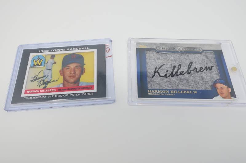 2 Harmon Killebrew Patch Cards