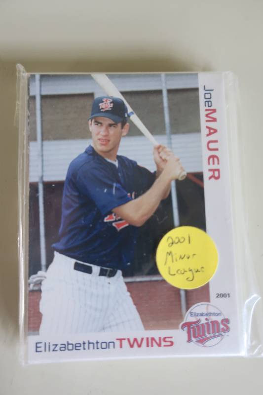 2001 Minnesota Twins Elizabethton Twins Minor League Set - JOE MAUER