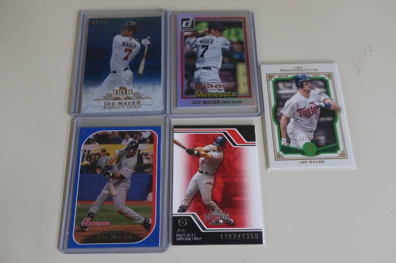 5 Joe Mauer Numbered Edition Cards