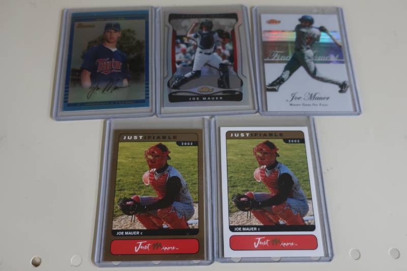Joe Mauer Refractor and Rookie Cards