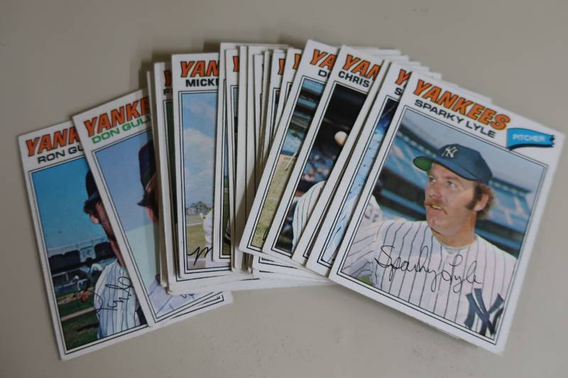 1977 New York Yankees Baseball Card Set