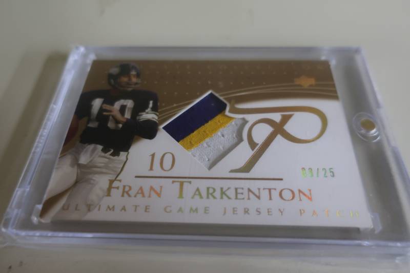 Fran Tarkenton Game Used Jersey Card