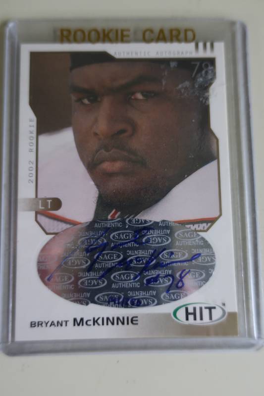 Bryant McKinnie Signed Card