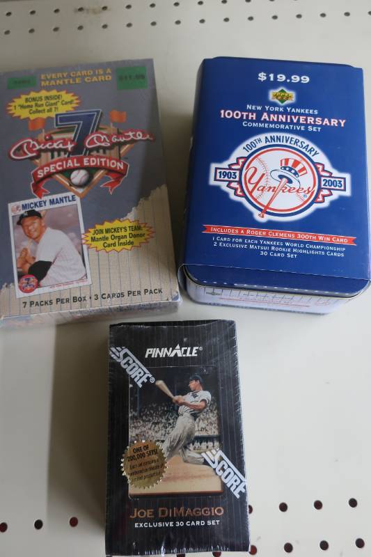 3 New York Yankees Card SetsBoxes