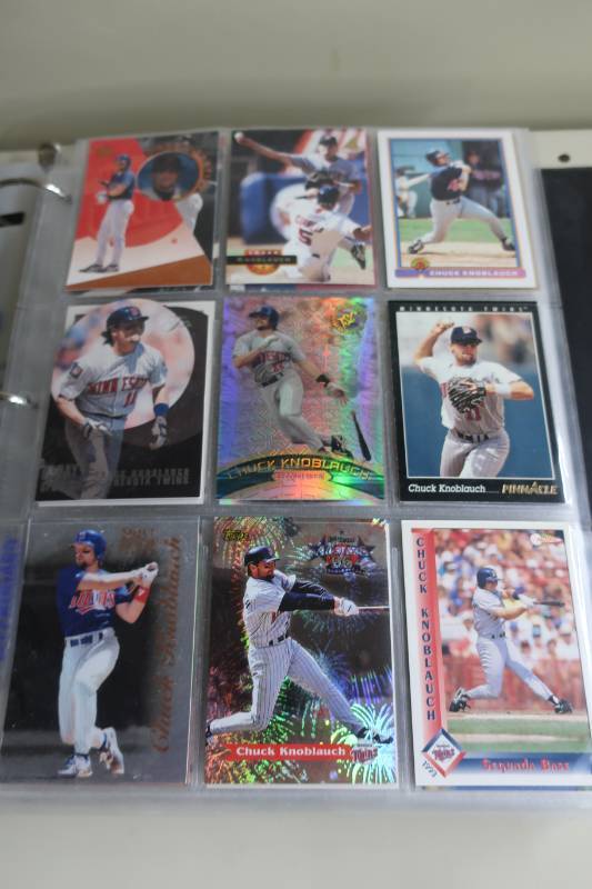 Album of Minnesota Twins Cards