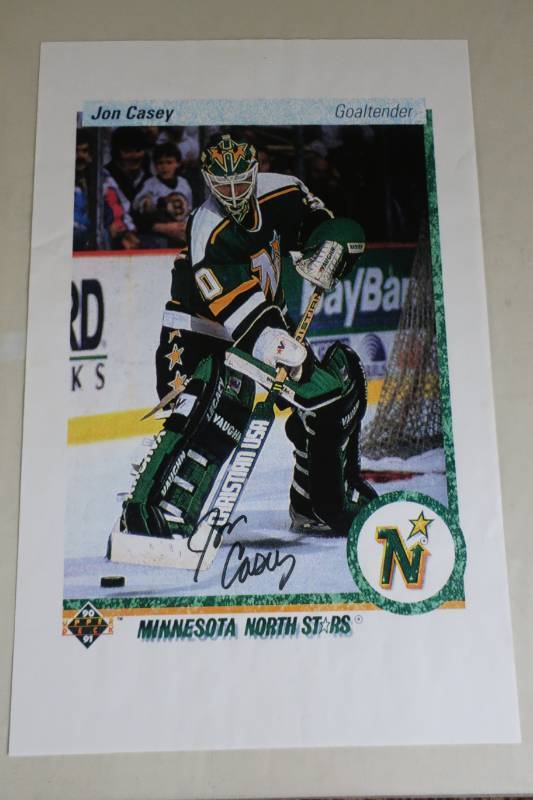 Signed Jon Casey Poster
