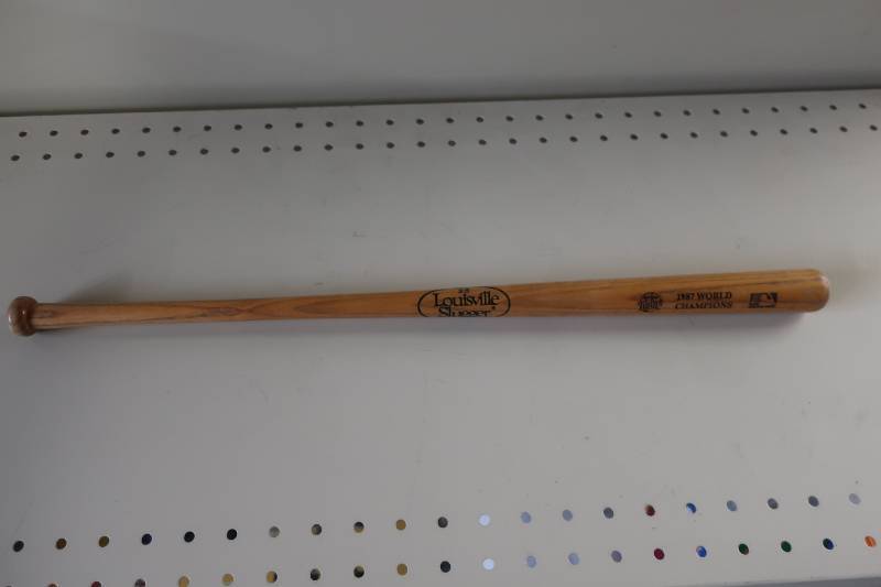 1987 Twins World Championship Mini Bat
