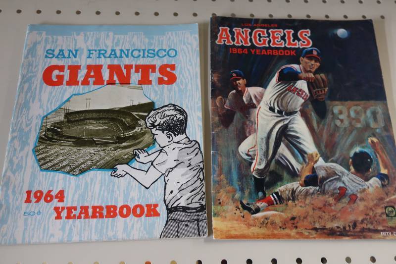 1964 Giants and Angels Baseball Yearbooks
