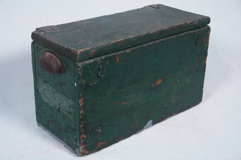 lot 18 image: Home Built Tool Box with Plane & Soldering Gun