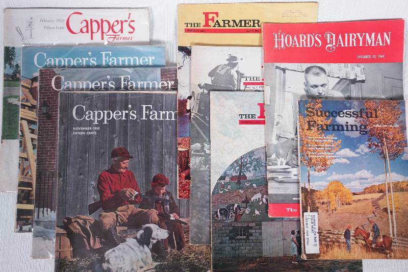 lot 35 image: Vintage Farming Magazines