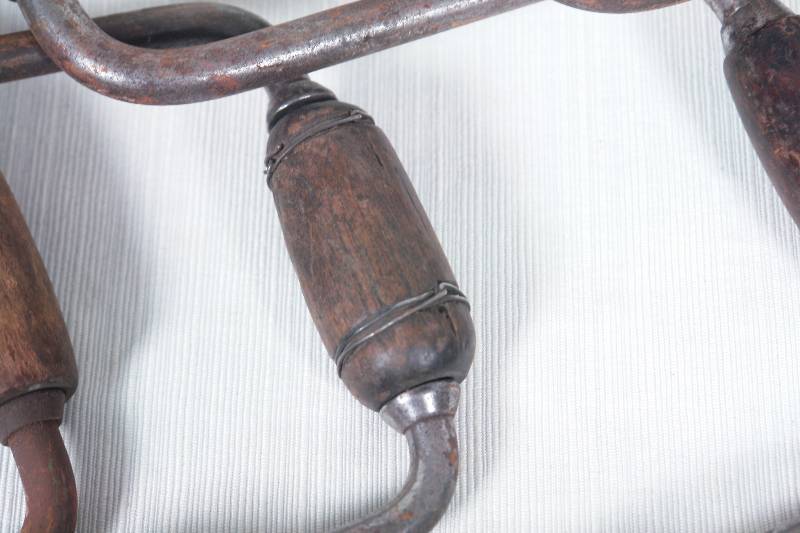 lot 65 image: Vintage Wood Hand Braces