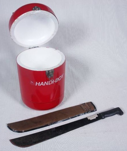 lot 70 image: Handi-Boy Cooler and Machete