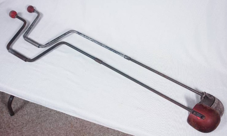 lot 73 image: 2-Vintage Manual Ice Augers