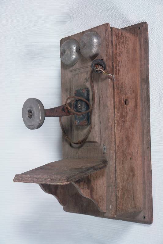 lot 89 image: Antique Wall Phone Case