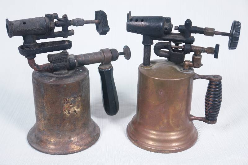 lot 92 image: Two Brass-Body Blow Torches