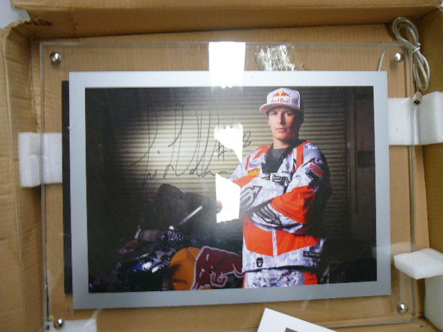 lot 28 image: Red Bull Poster Frame