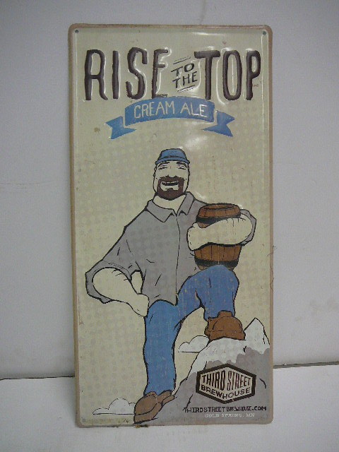 lot 40 image: Tin Cream Ale Sign
