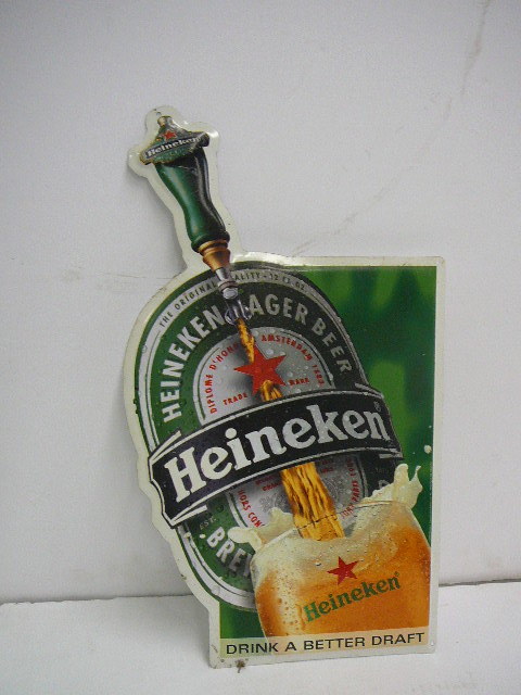 lot 49 image: Tin Heineken Sign