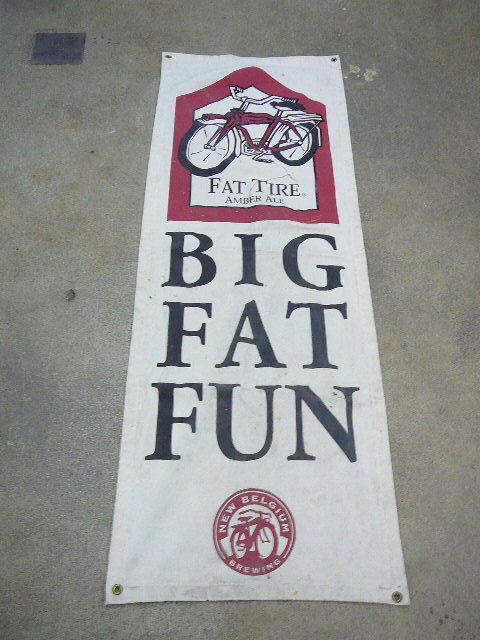 lot 56 image: Fat Tire Banner