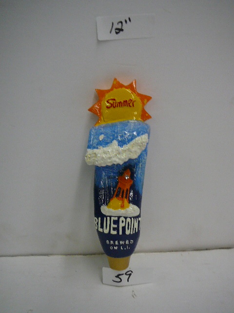 lot 59 image: Summer Blue Point  Beer Tap Handle