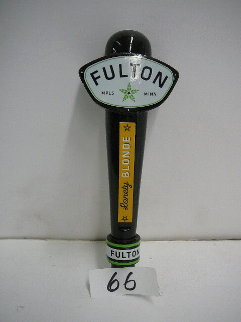 lot 66 image: Fulton  Lanchy Blonde Beer Tap Handle