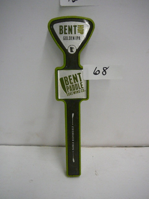 lot 68 image: Bent Hop Goldon IPA Beer Tap Handle
