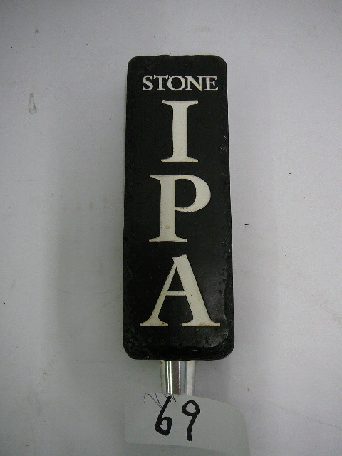 lot 69 image: Stone IPA  Beer Tap Handle