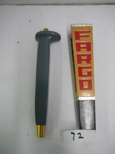 lot 72 image: Fargo Beer Tap Handle