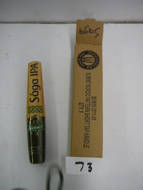 lot 73 image: Summit Beer Tap Handle
