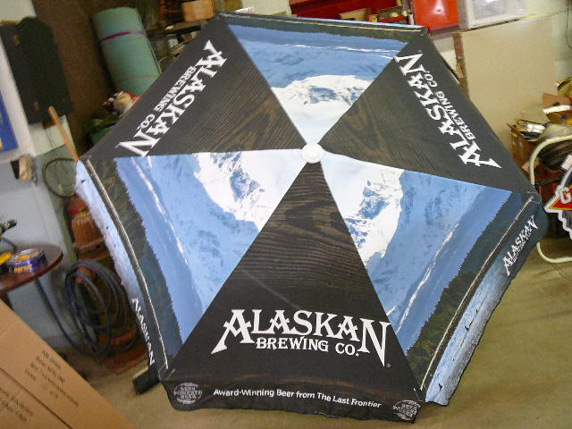 lot 80 image: Patio Umbrella Alaskan Brewing Co