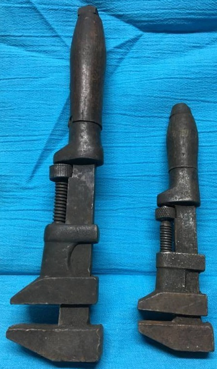 lot 12 image: Vintage Monkey Wrenches