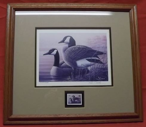 lot 313 image: Signed Art Print